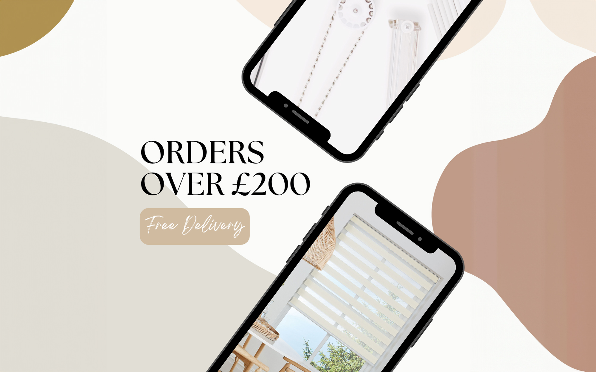 orders over two hundred pounds get free delivery