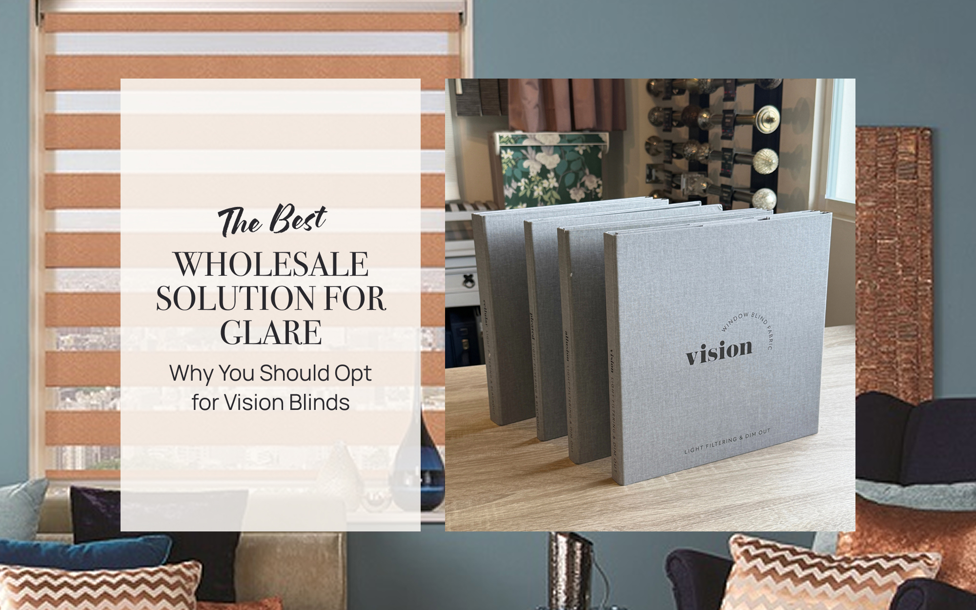 An image of 4 Vision point of sale books on a table