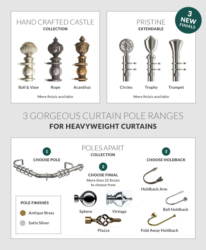 Heavyweight Curtain Poles