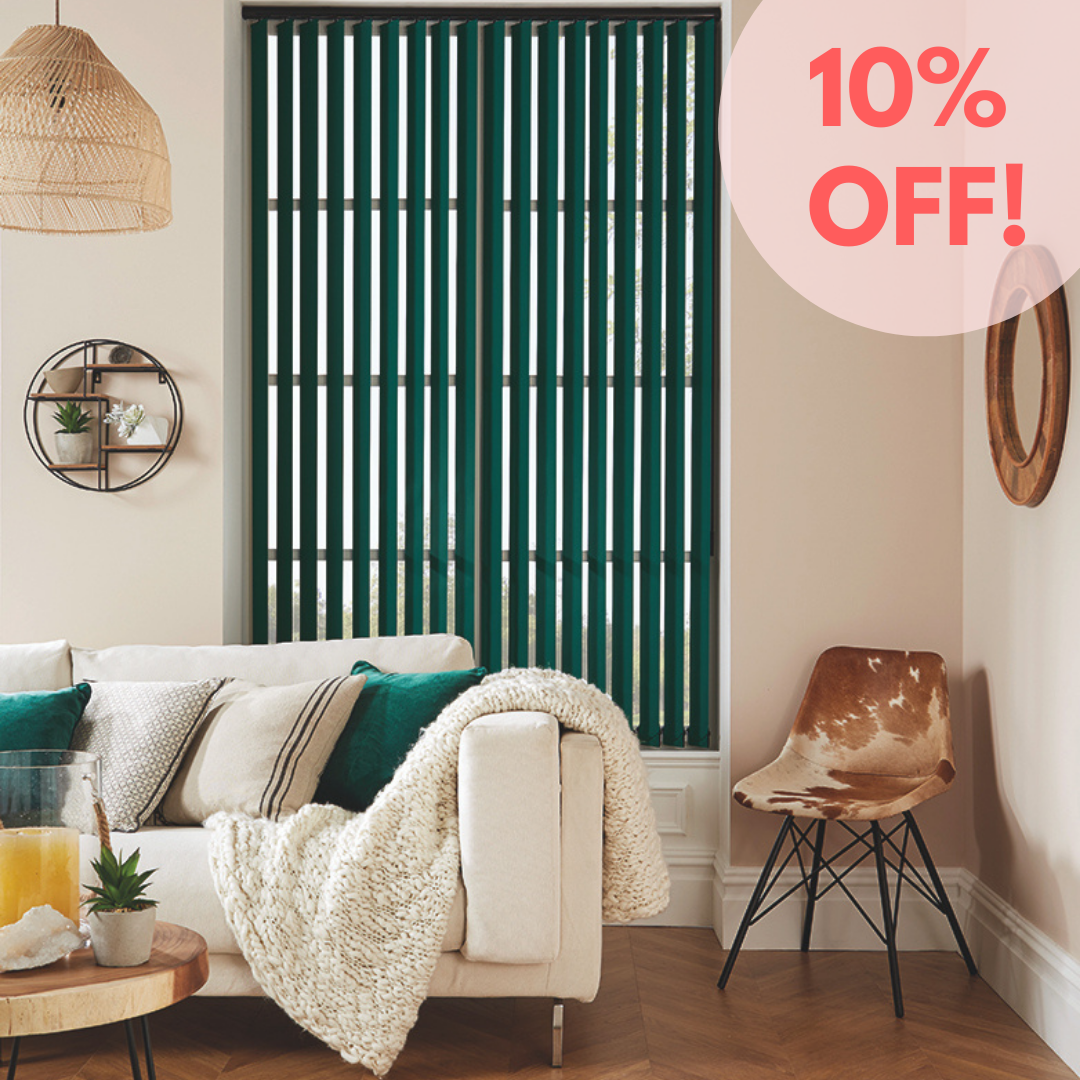 Savings on vertical blinds from Loveless Cook Blinds