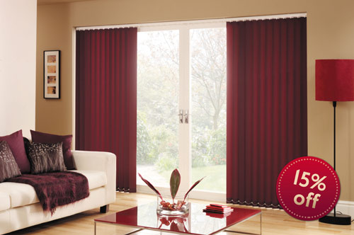 Vertical blinds special offer