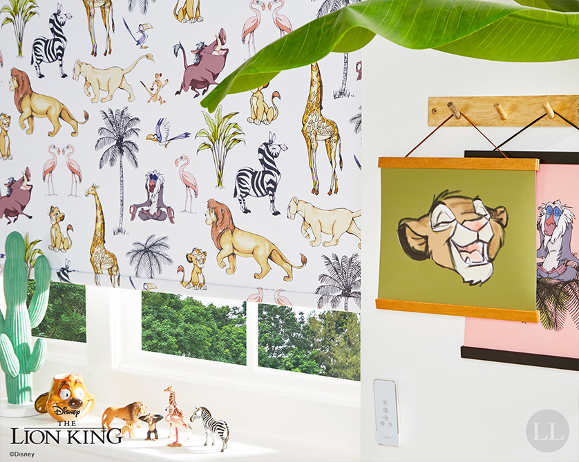 Lion King Blinds by Louvolite available at Loveless Cook Blinds