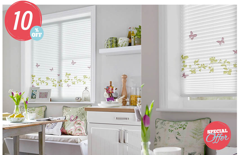 Save ten percent on the new Hive and Pleated Blinds Ranges
