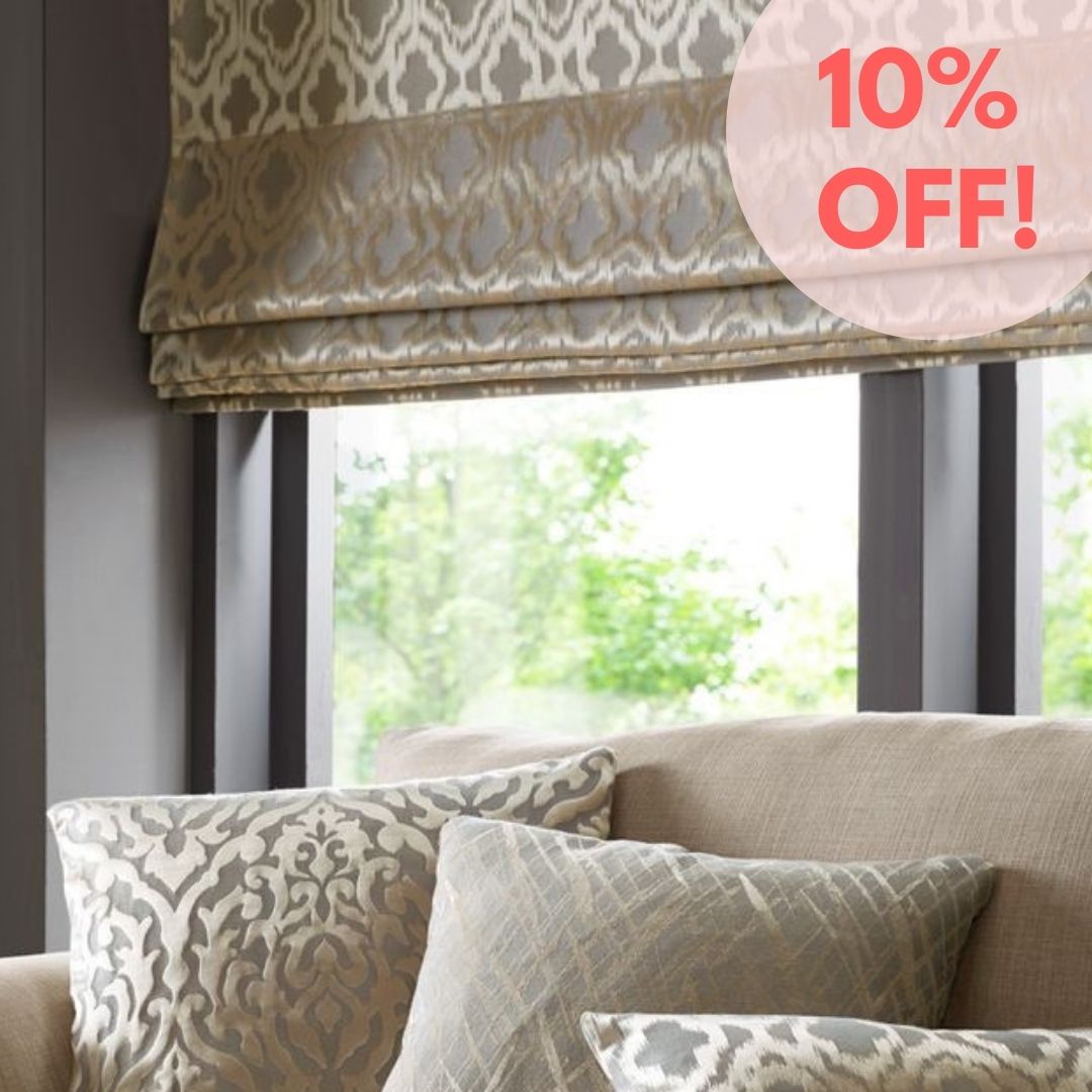 Save on made to measure roman blinds and curtains