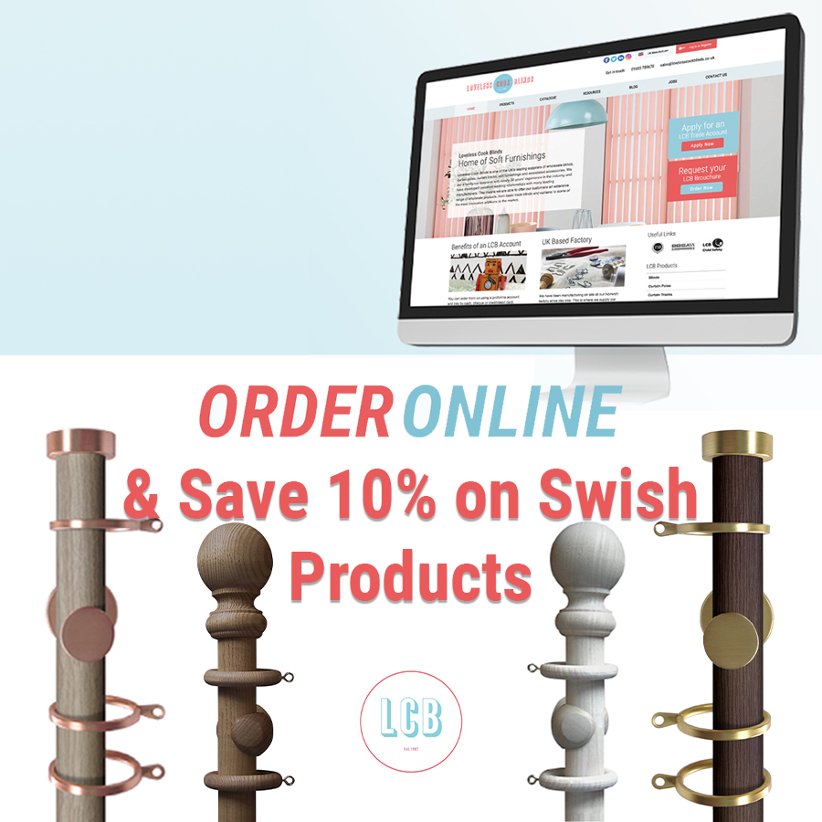 Save on Swish Products with Loveless Cook Blinds