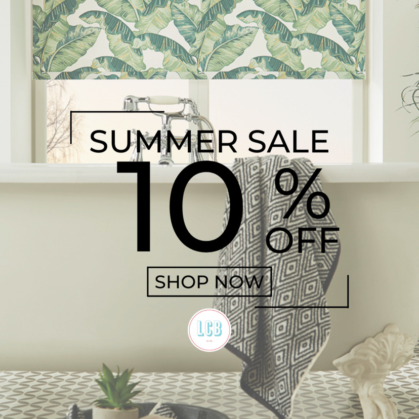 ten percent sale on blinds