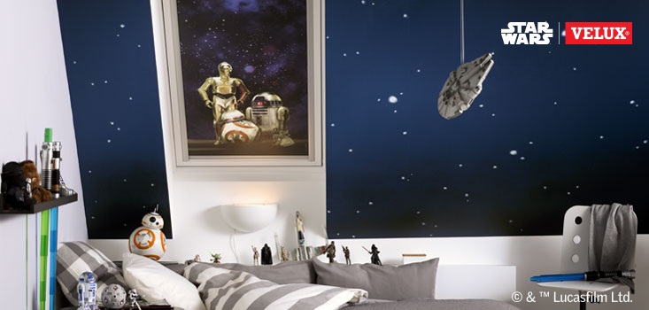 Star Wars Velux blind