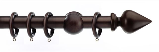 Wood works curtain pole